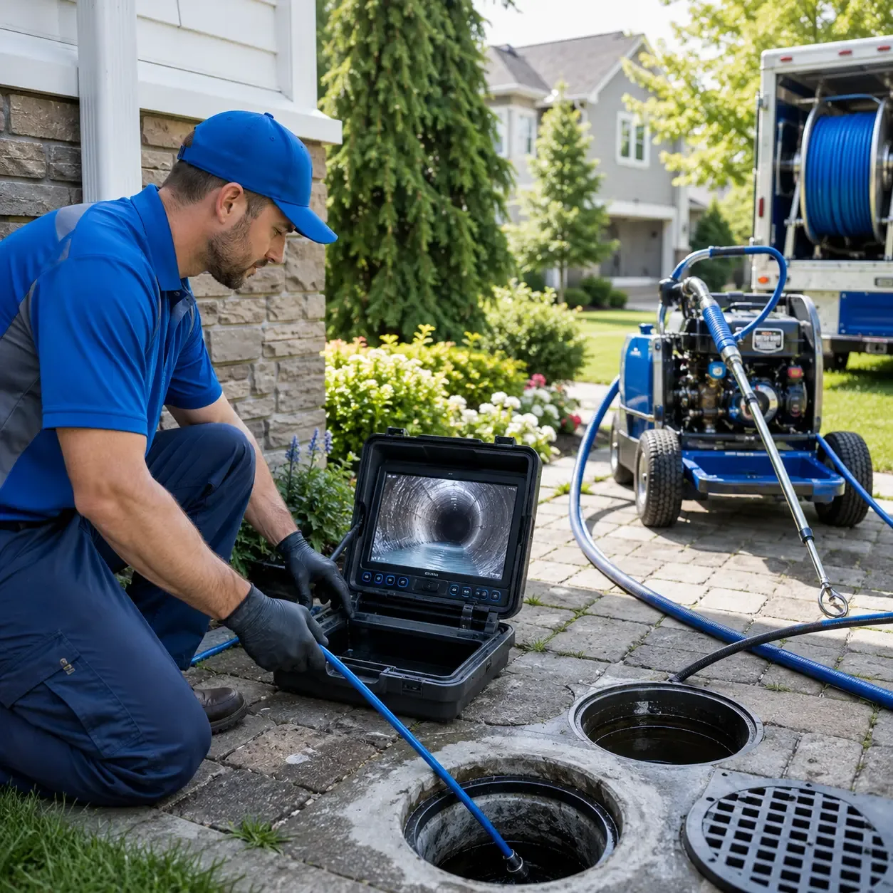 Outdoor drain cleaning professionals serving Marquette, KS